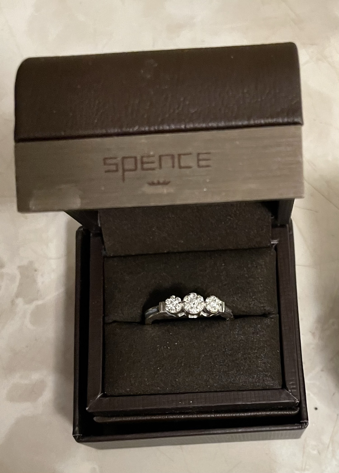 14k White Gold Engagement ring - photo 3