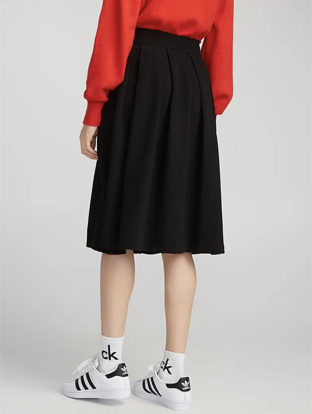 pleated midi skirt - new - photo 2
