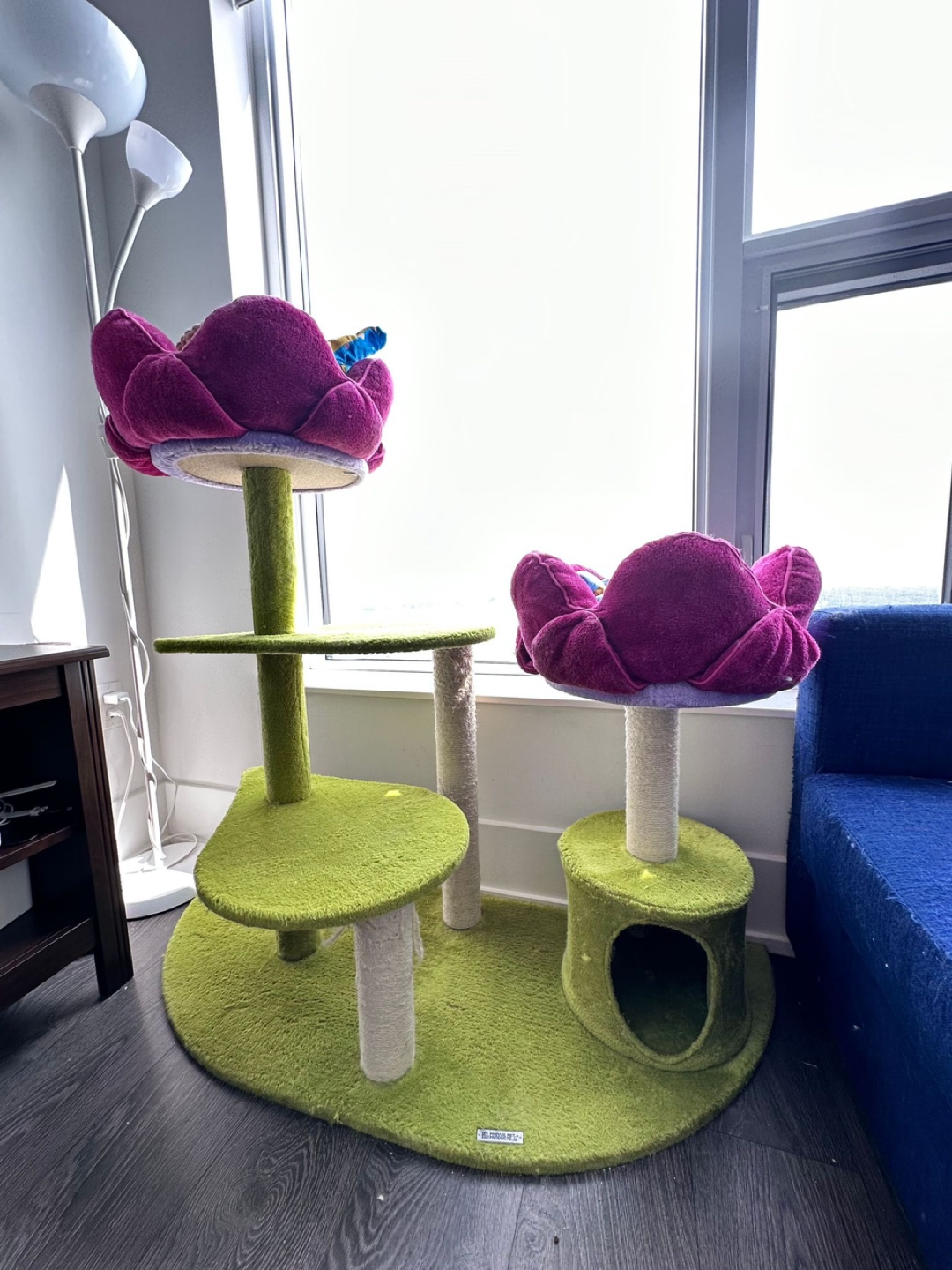 Flower cat condo