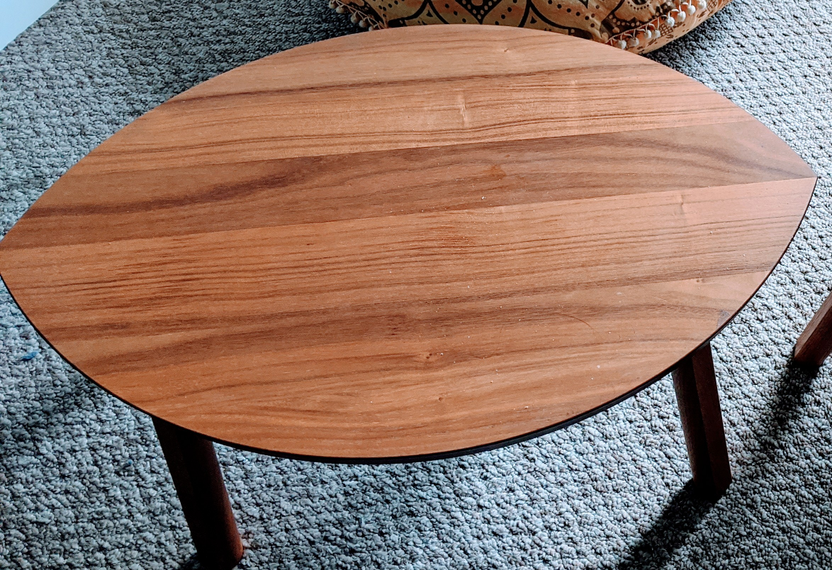 Ikea leaf coffee table set of 2