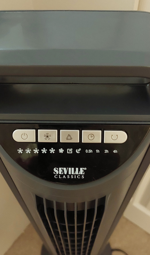 Oscillating Tower Fan, 5-Speed - photo 2