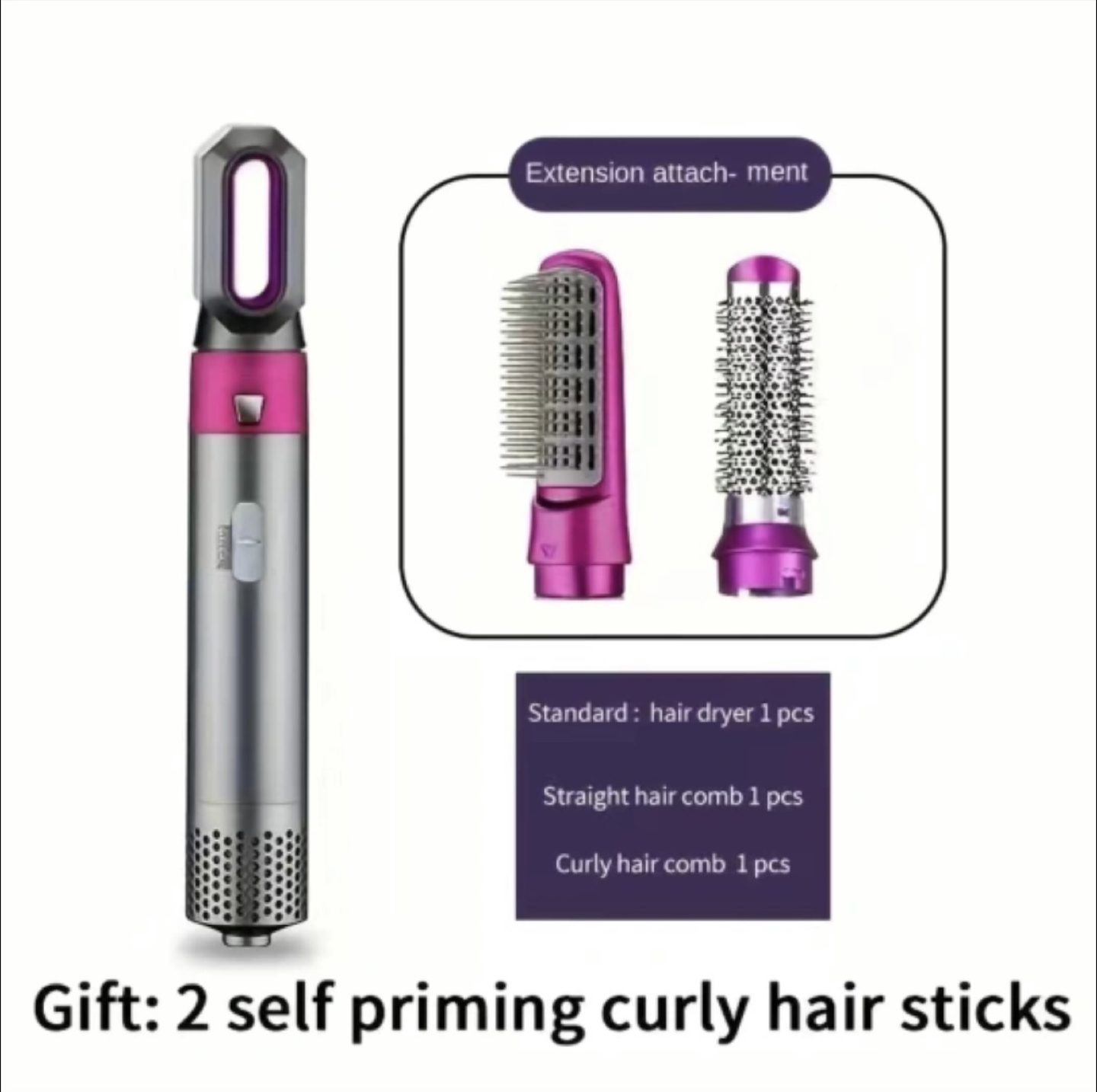 5 in 1 professional hair styling set image indicator(2)