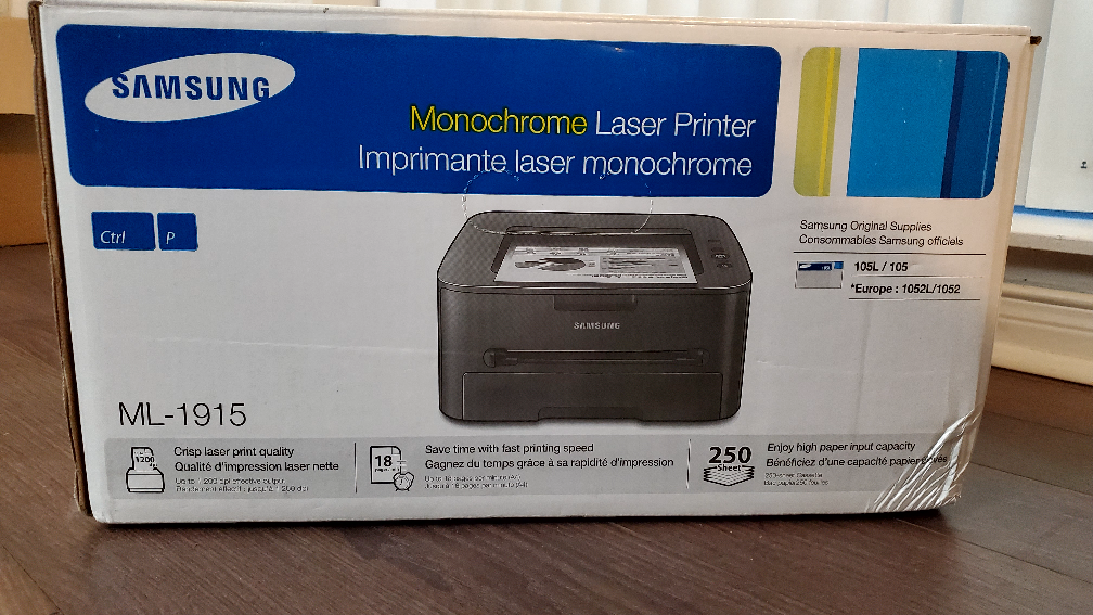 [Used] Samsung ML-1915 Monochrome Laser Printer - photo 4