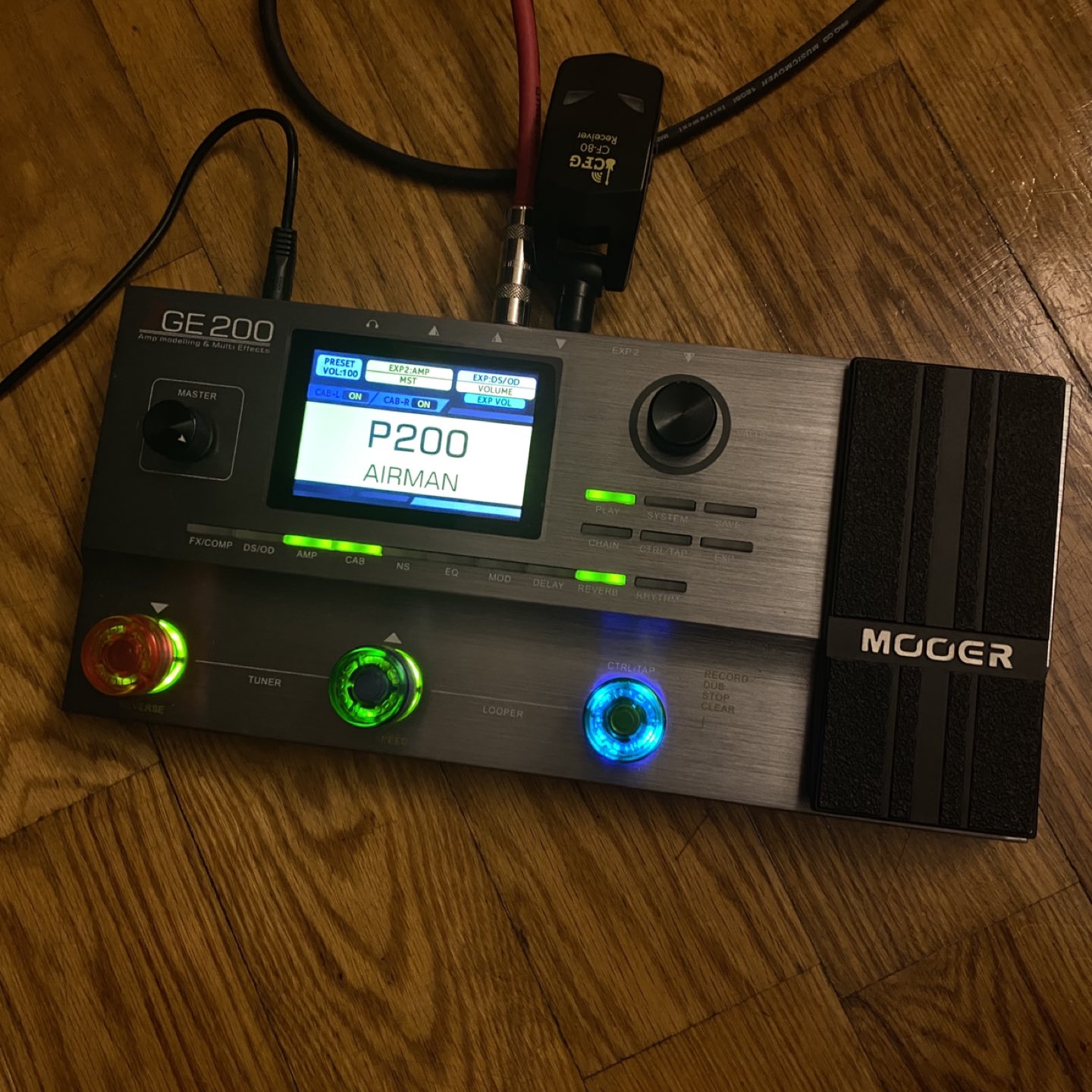 Mooer GE200 Electric Guitar Multi Effects Pedal