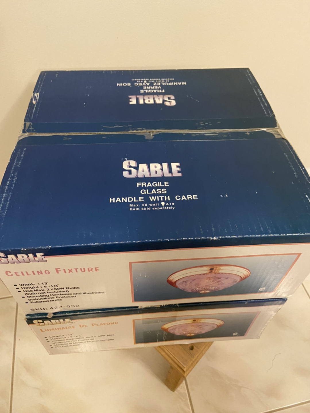 Brand New Sable Ceiling Fixture x2 image indicator(6)