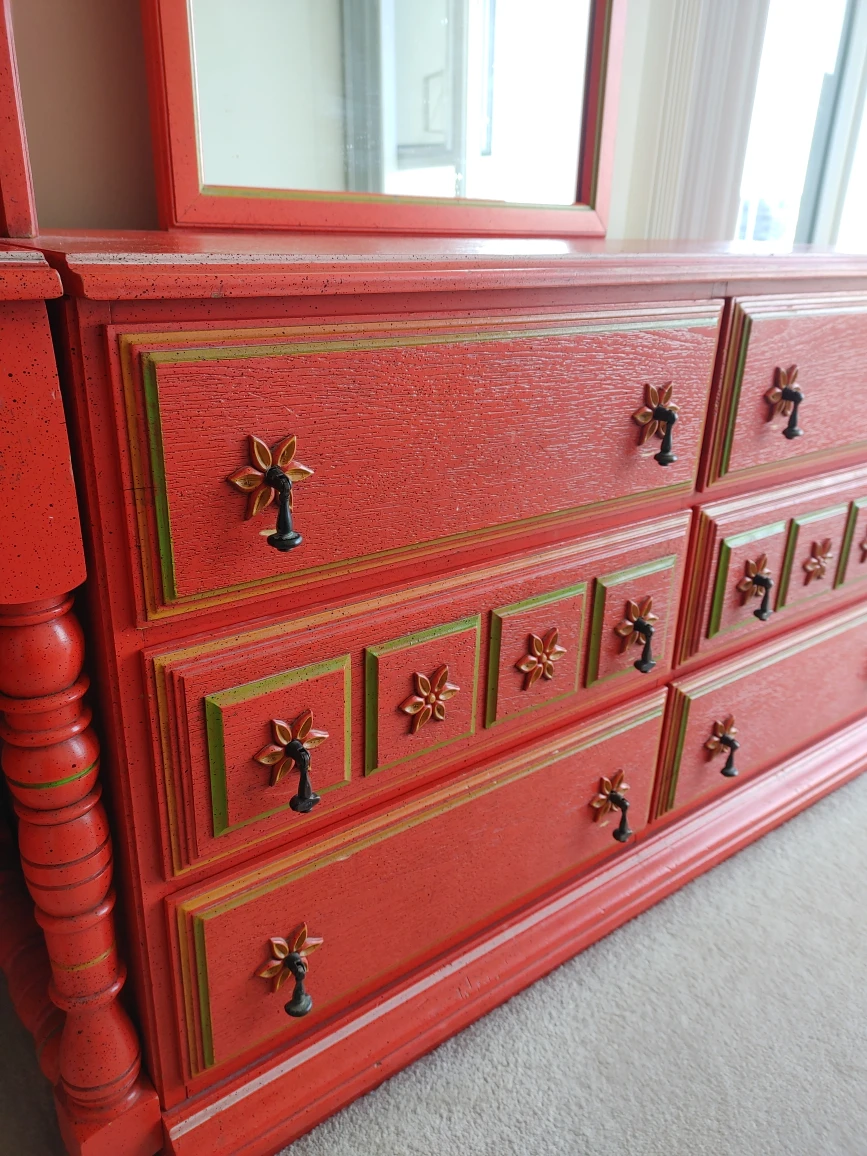 antique dresser+desk set - photo 5