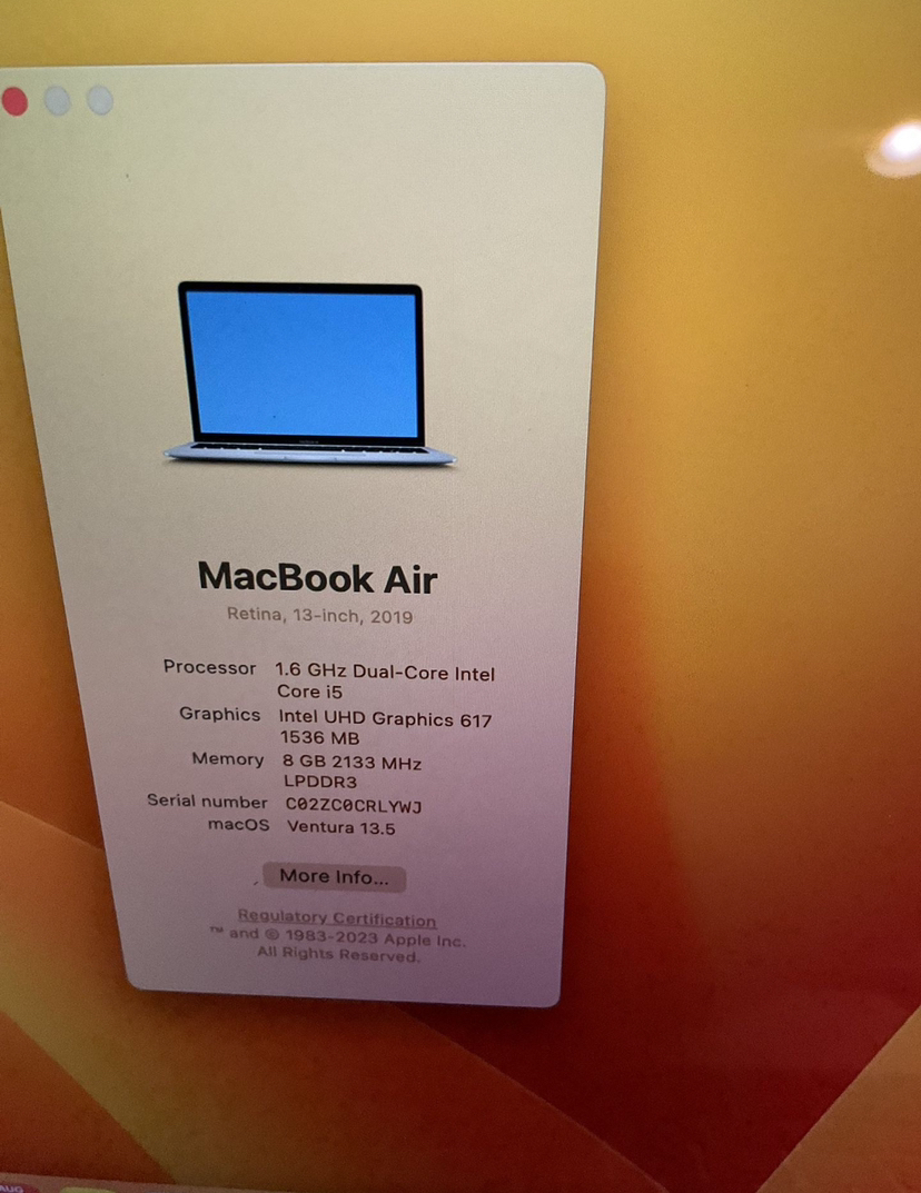 MacBook Air Retina, 13-inch, 2019 - photo 4