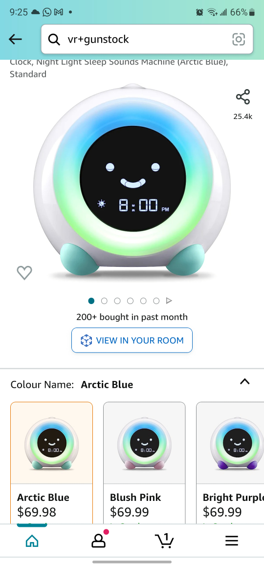 LittleHippo Mella Ready to Rise Children's Trainer, Alarm Clock thumbnail