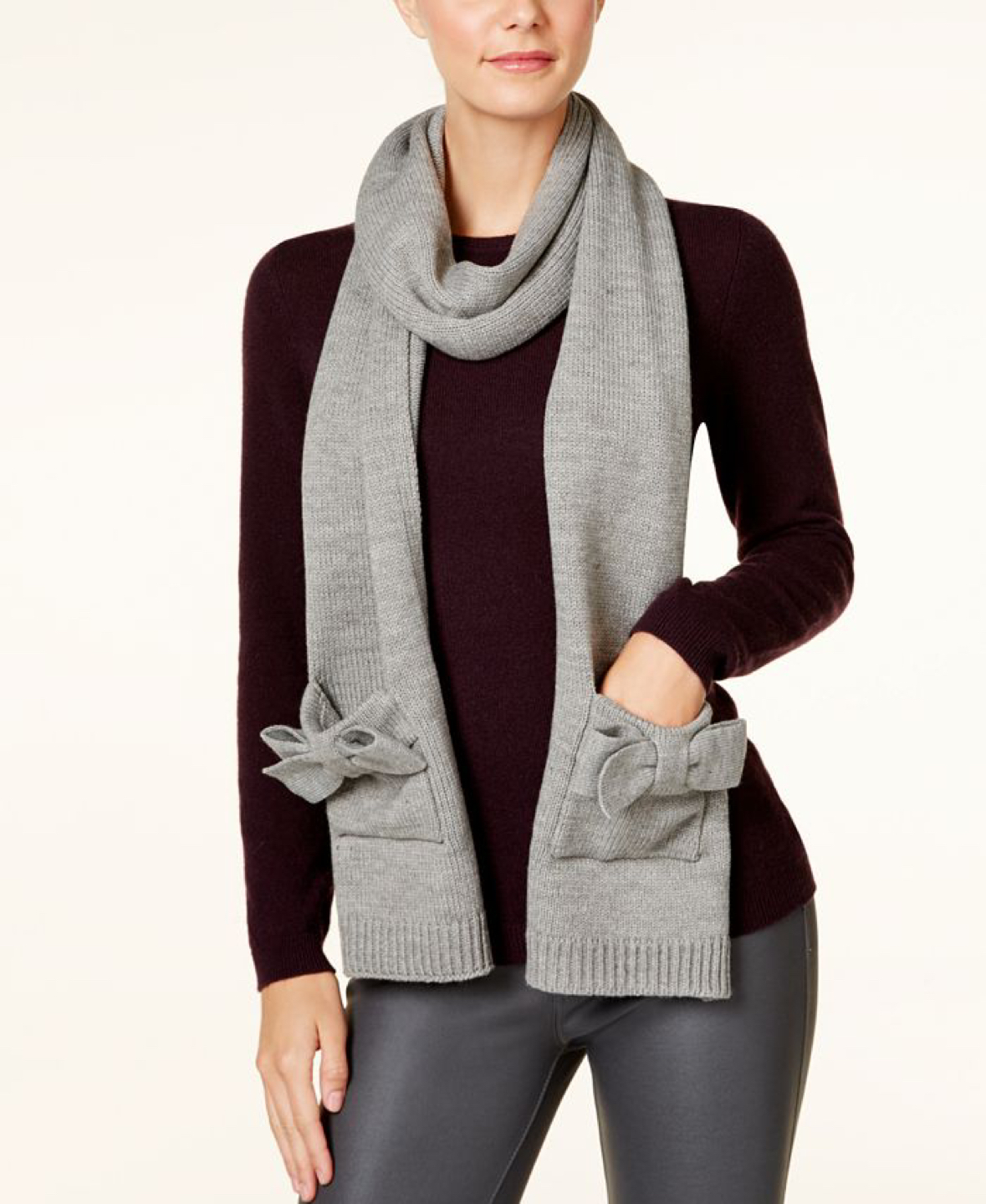 Kate spade bow scarf thumbnail