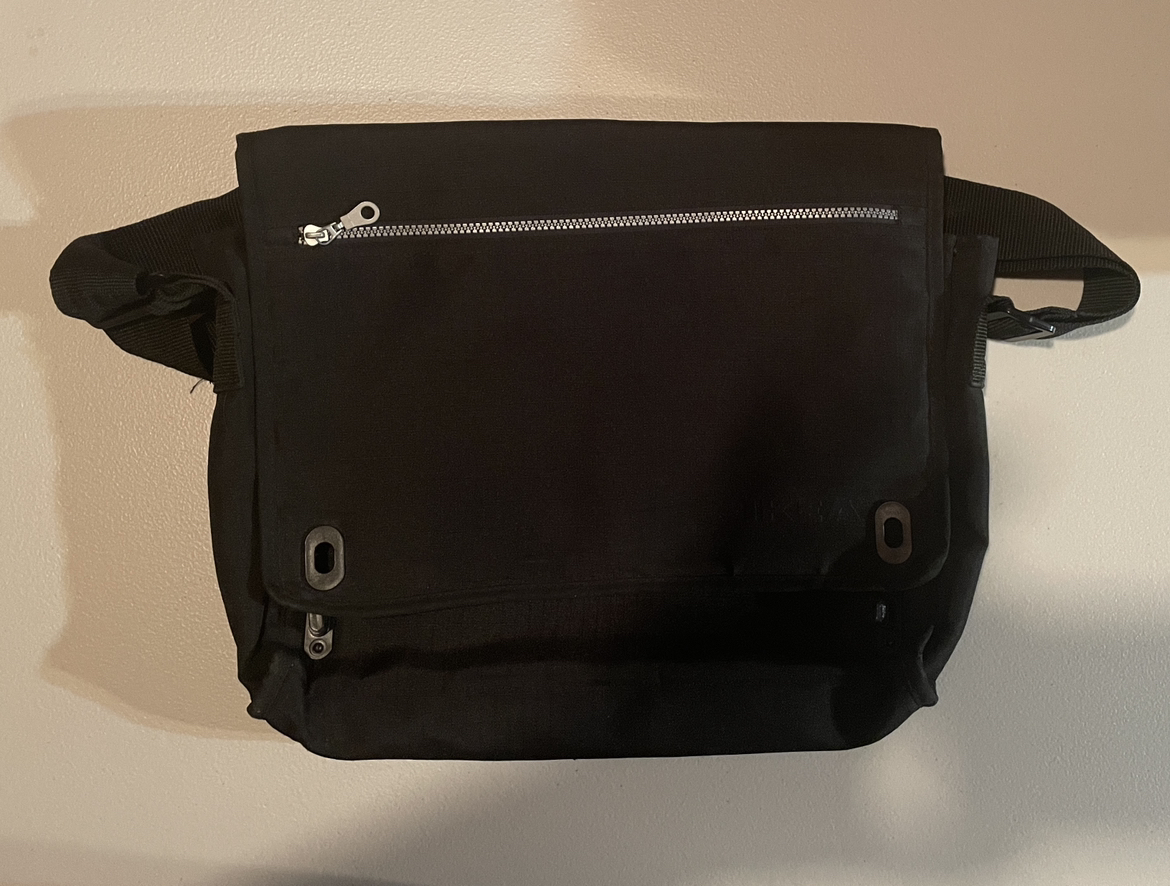 Messenger/Laptop Bag - Black