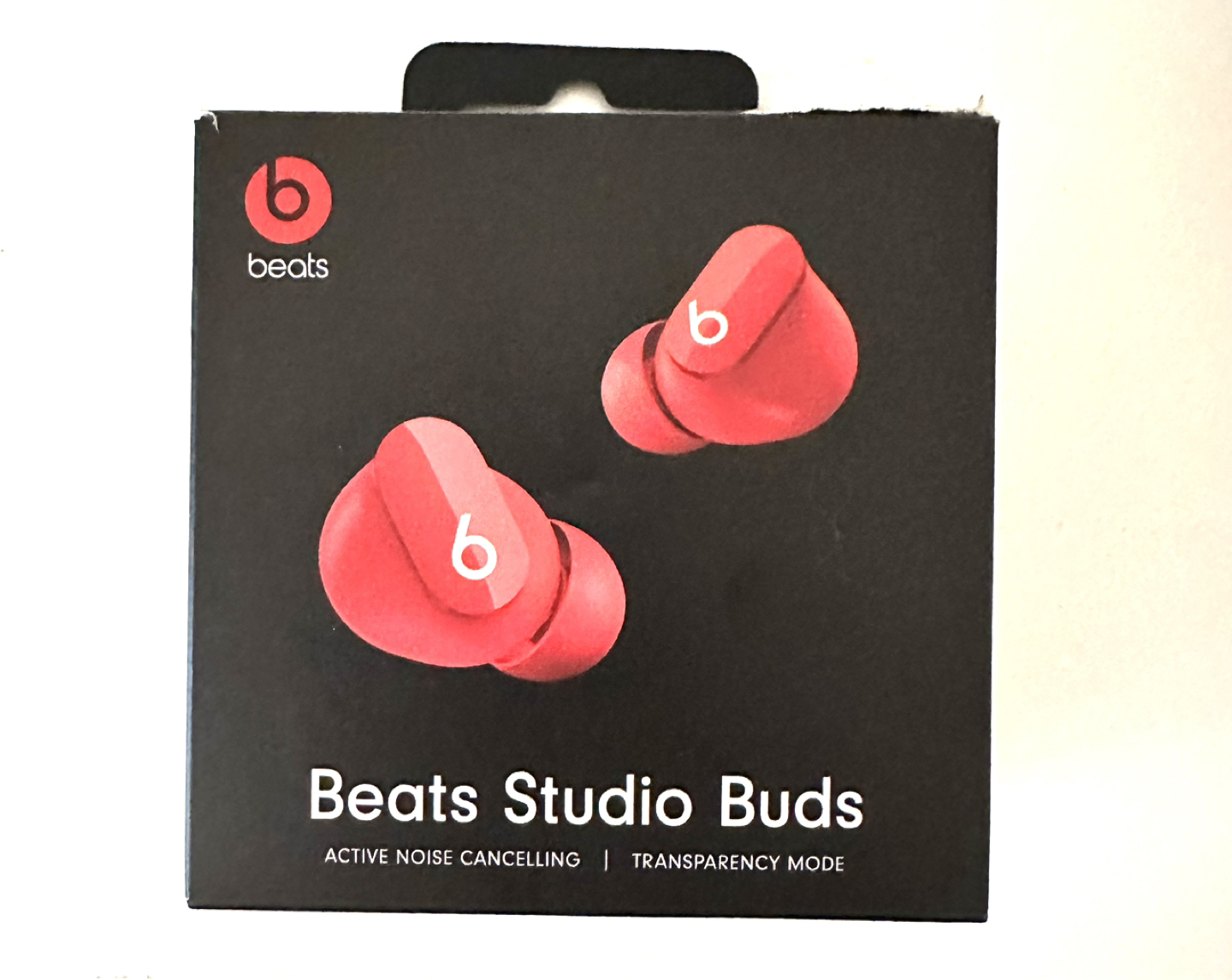 LNIB:  Red Beats Studio Buds