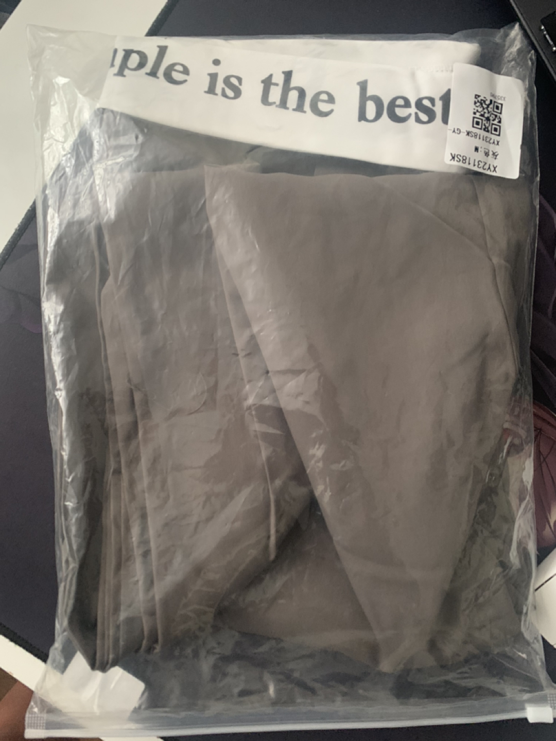 High Rise Lettering Print Wide Leg Suit Pants