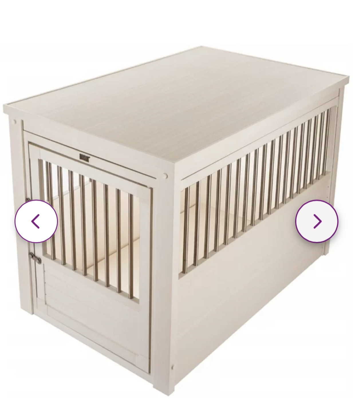 New Age Pet ECOFLEX Dog Crate, Antique White image indicator(8)
