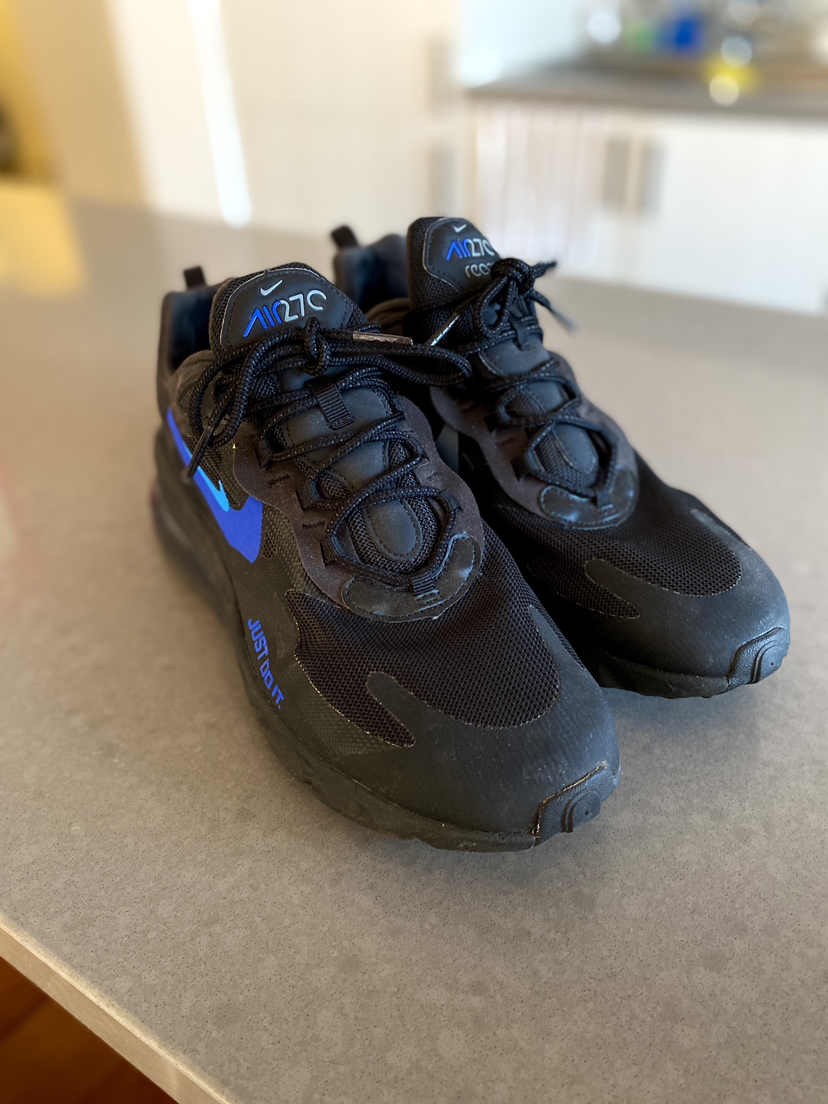 Nike Air Max 270 React Black/Blue Hero-Hyper Royal image indicator(4)