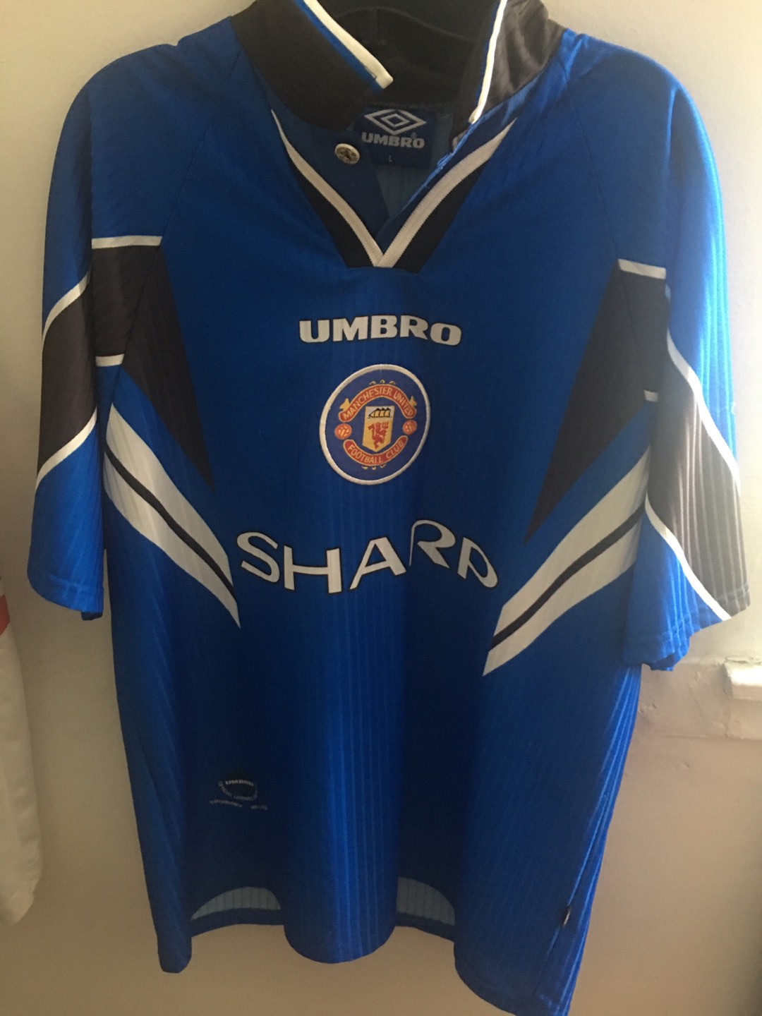 Vintage Umbro Manchester United Jersey Blank