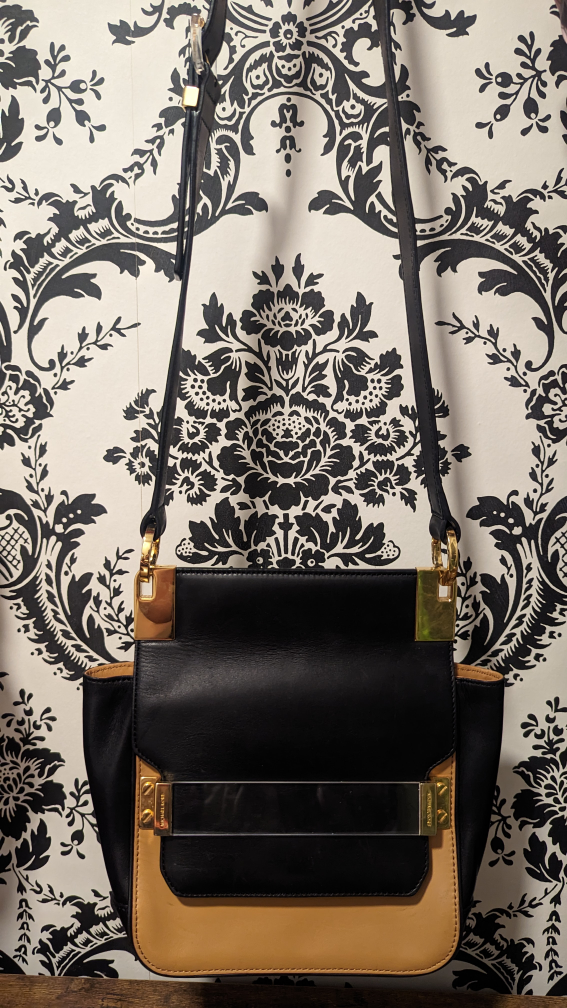 Michael Kors bicolour crossbody purse image indicator(10)