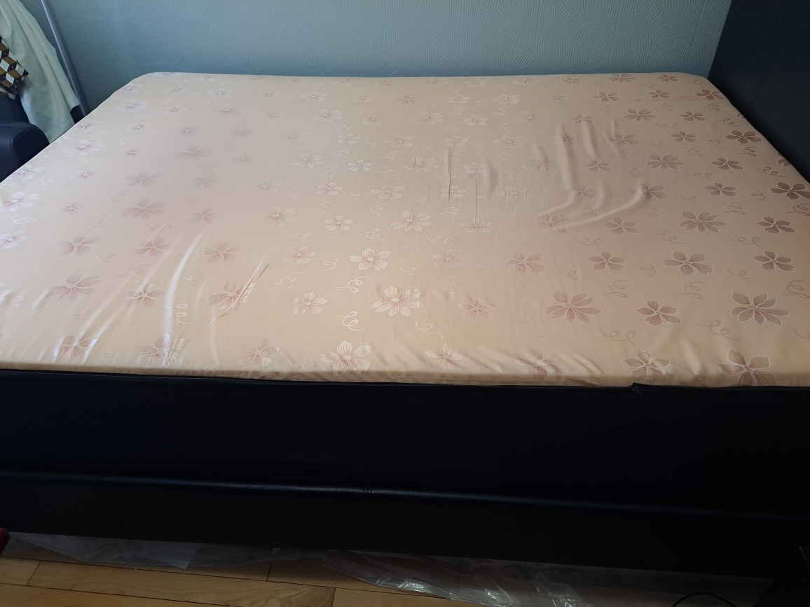 leather queen size bed thumbnail