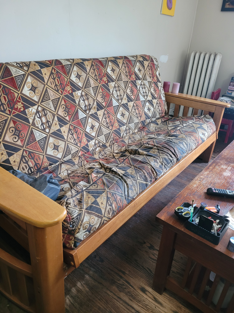 frame and mattress
