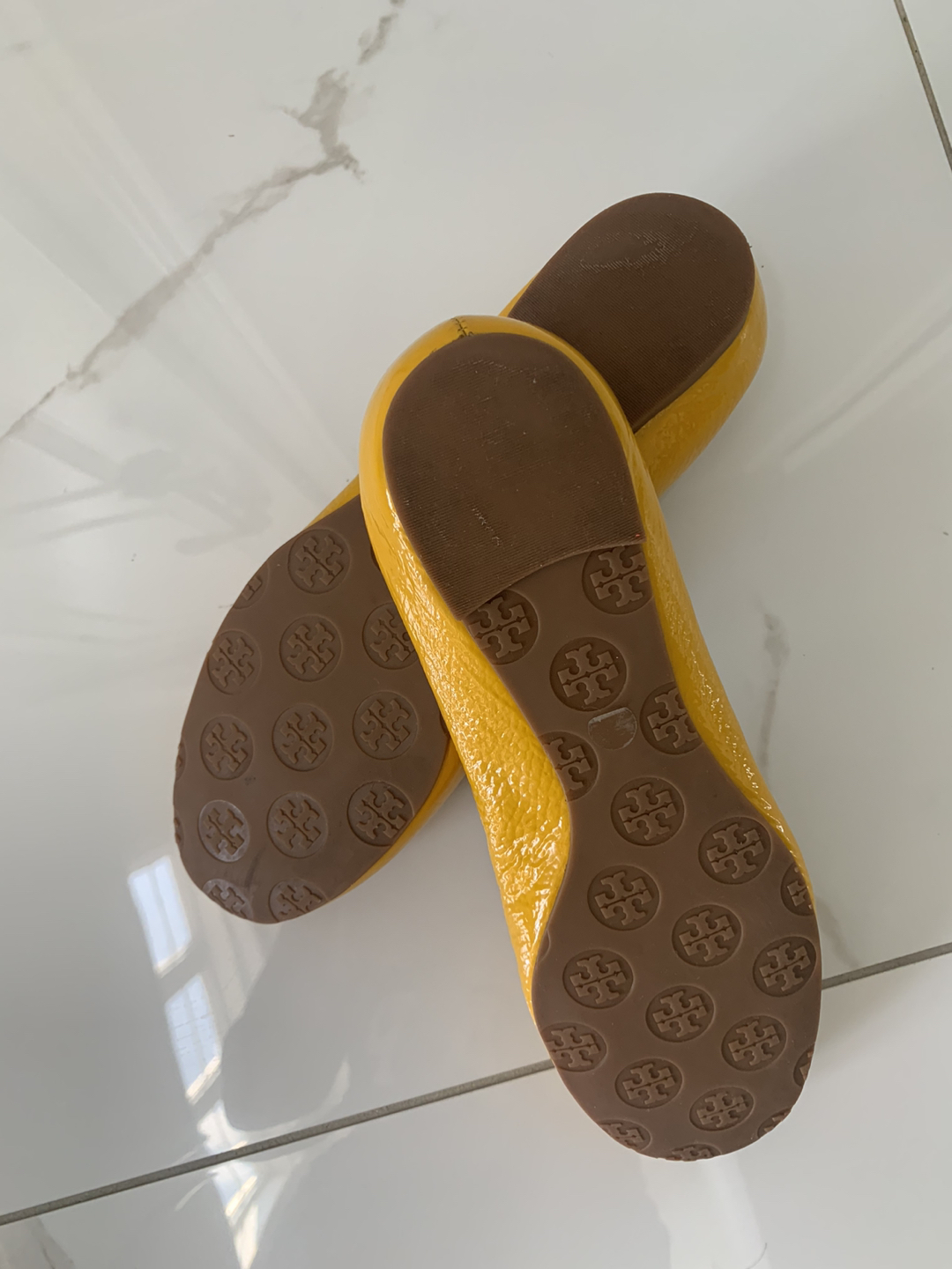 Tory Burch leather flats. image indicator(6)