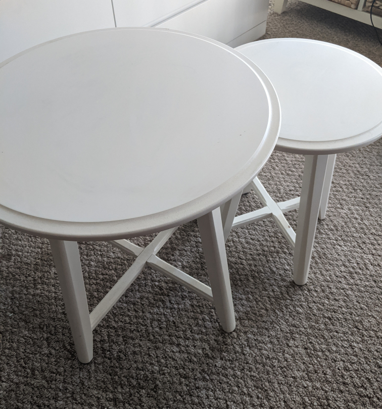 Ikea set of 2 side tables