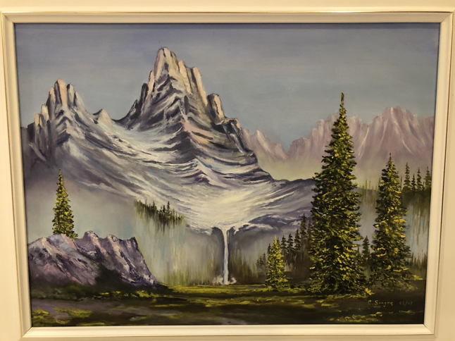 Hand painting of local artist landscape 81cmx66cm@downtown image indicator(2)