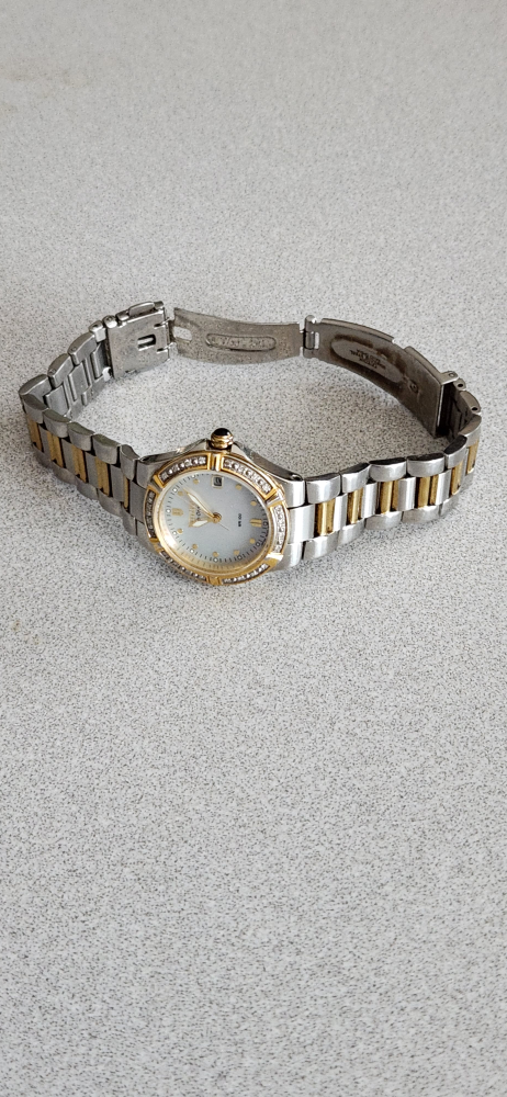 citizen Ladies two tone Solar Tech Date watch