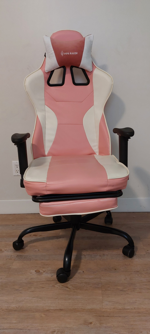 Pink gaming chair - photo 2