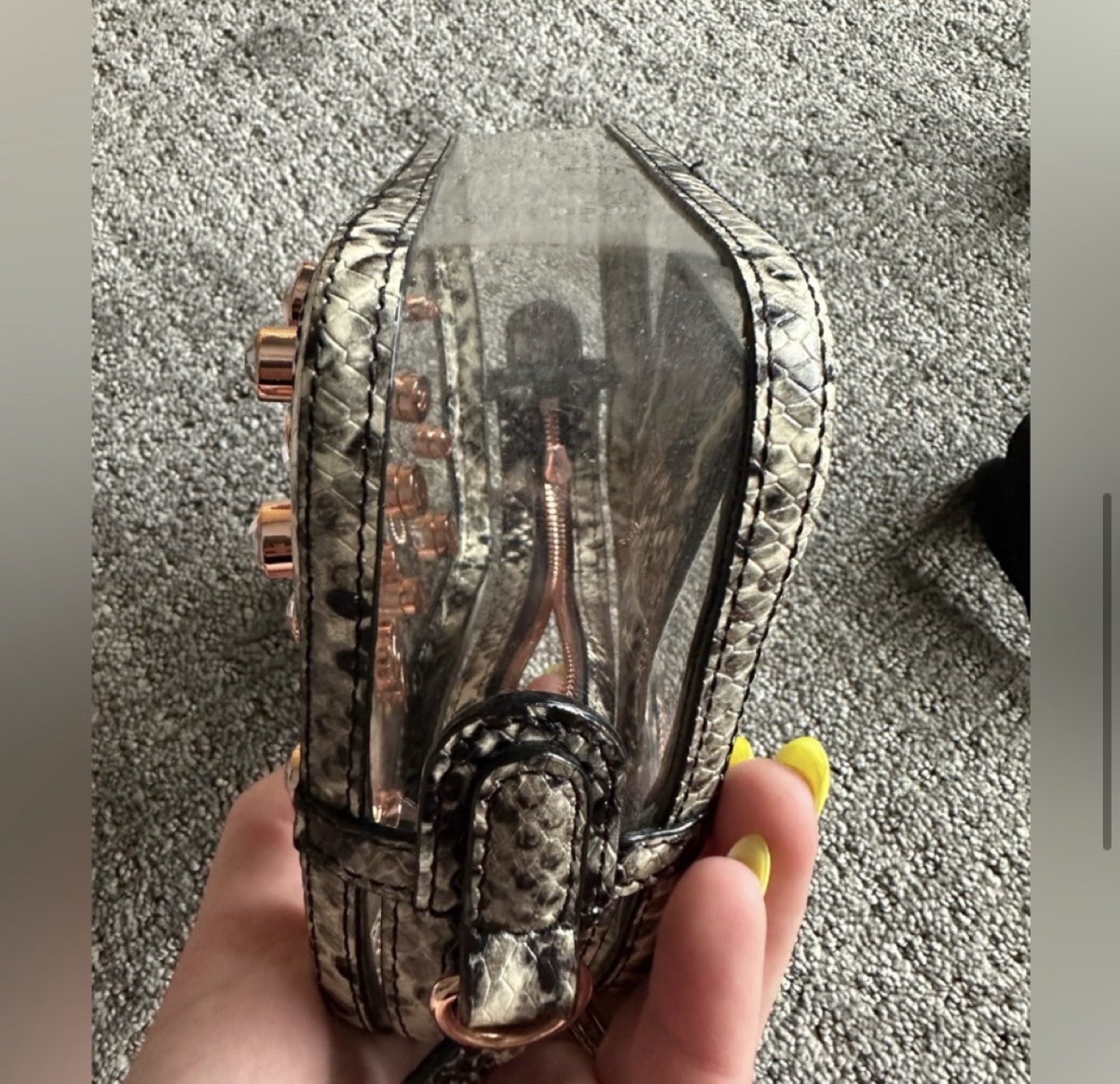 Sophia Webster clear snake print bag - photo 5