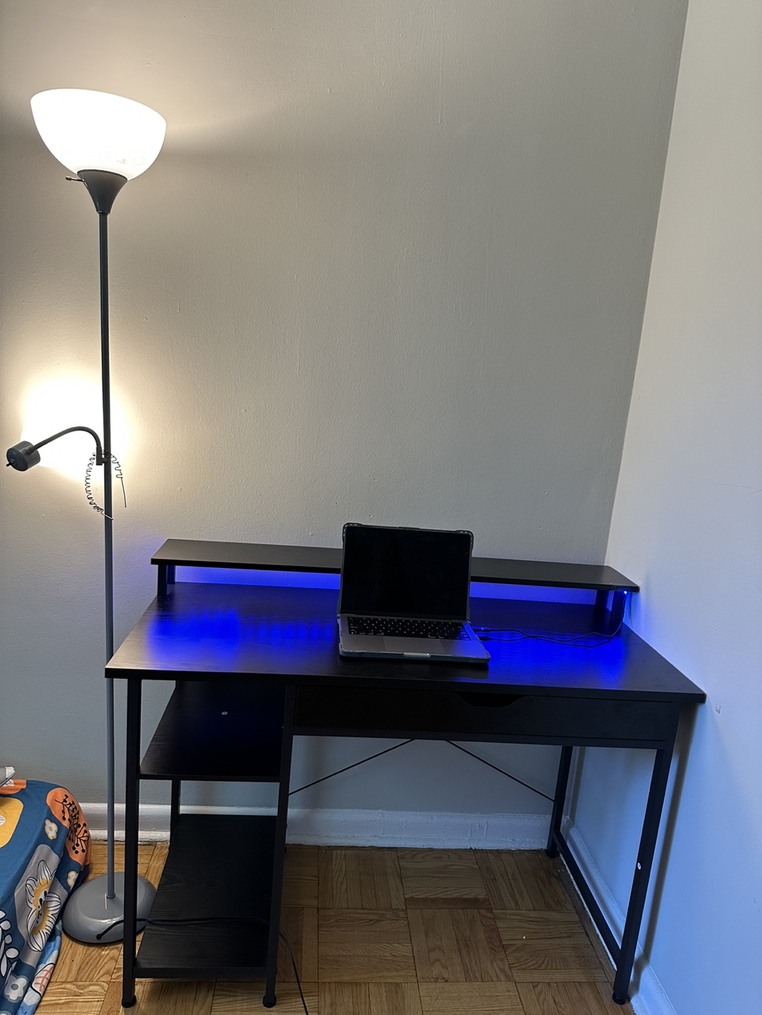 Computer Desk with Shelves and Drawer, 47” - photo 5