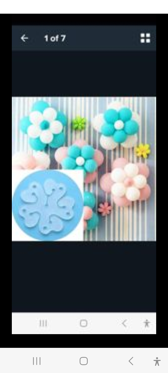 Plum flower decoration clips - photo 2