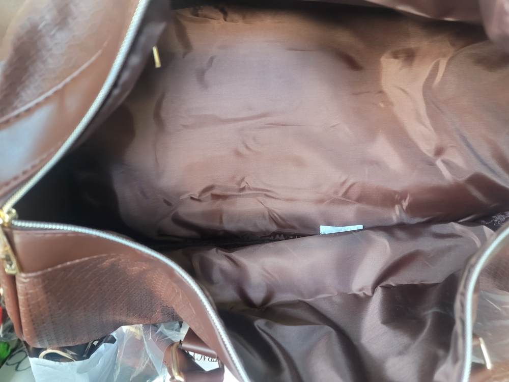 Ellen Tracy 20" woven duffel Chocolate Duffel - photo 4
