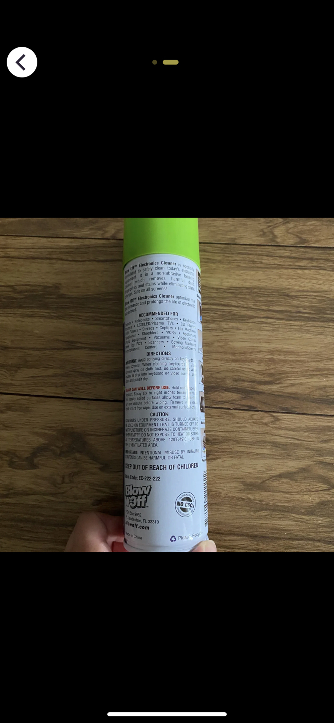 Electronics Foam Cleaner image indicator(2)