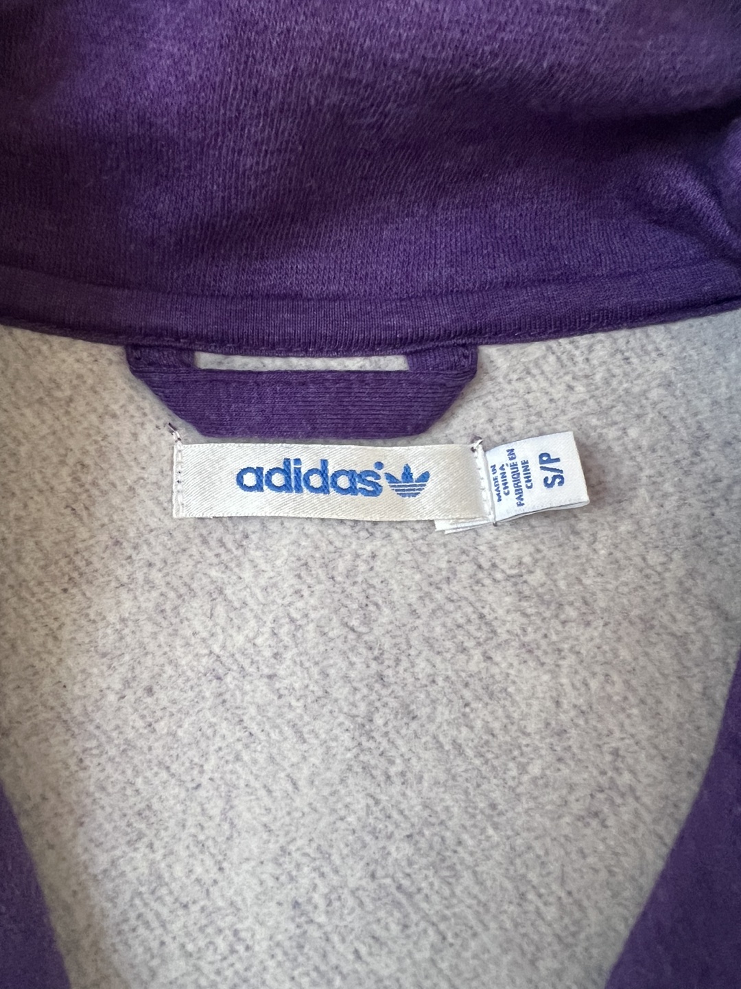 Adidas original purple classic track Jacket Retail $100+ image indicator(4)