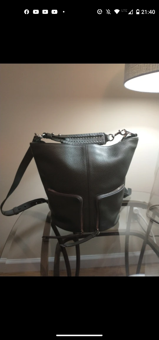 All Saints Leather Small Backpack thumbnail