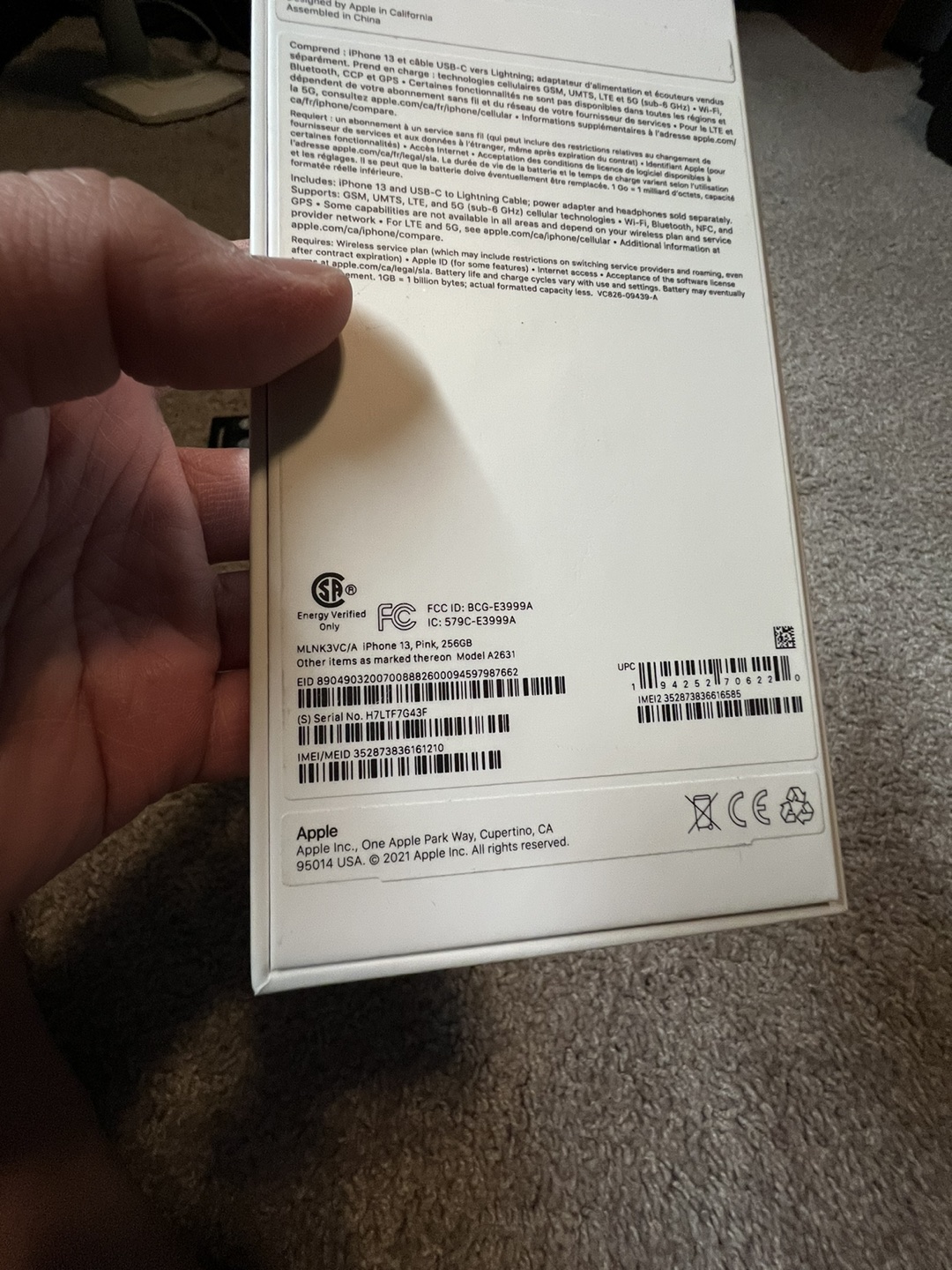 iPhone 13 Pink, 256GB - photo 4