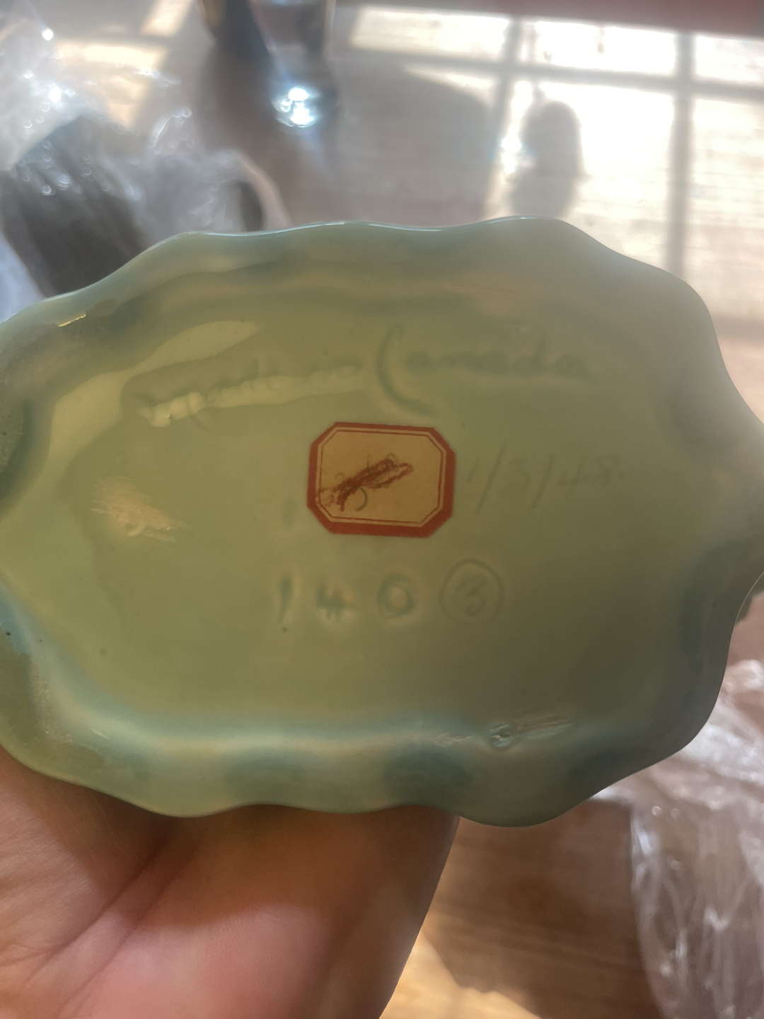 Ceramic piece Made in Canada, 1948 - photo 3