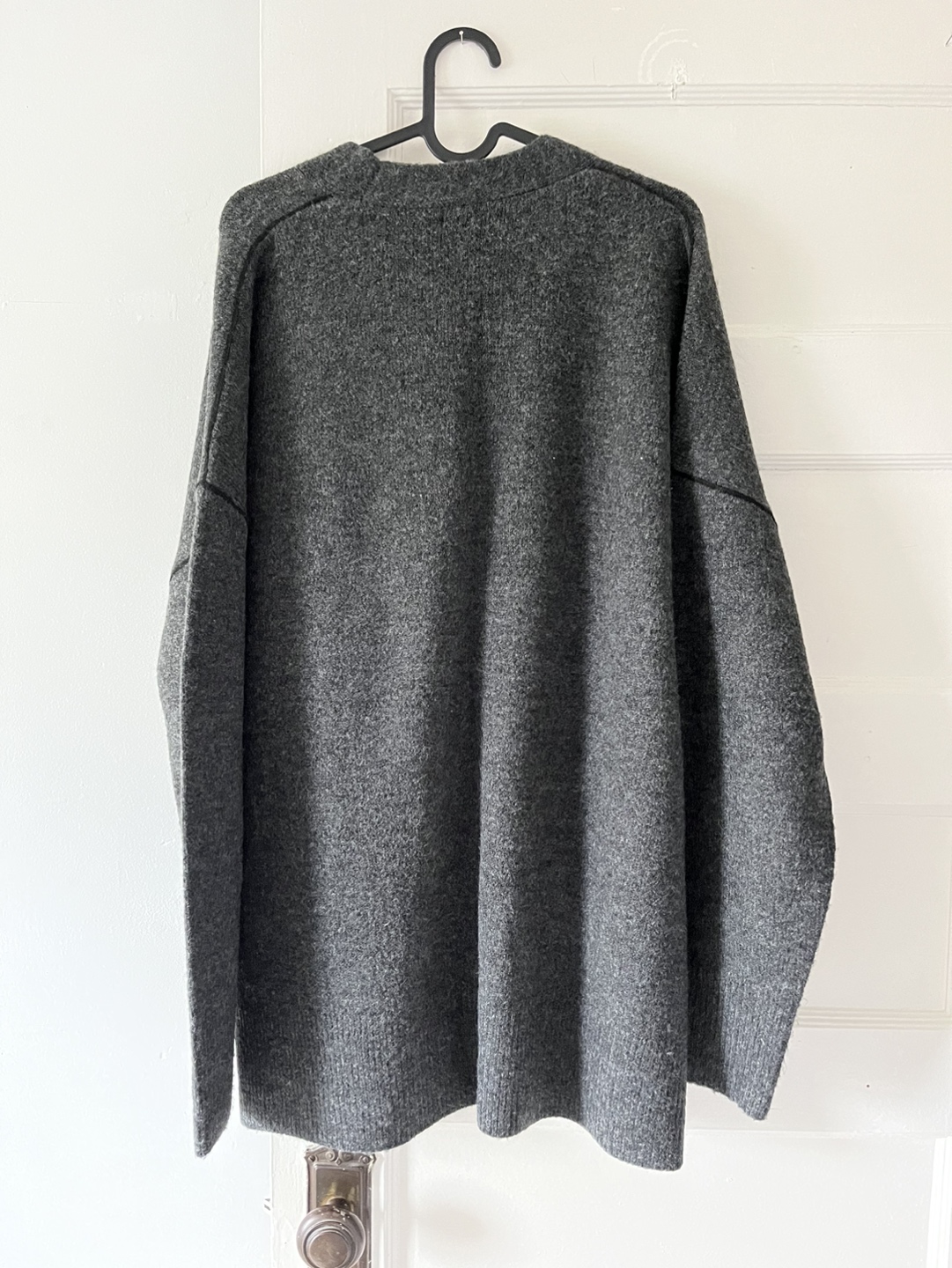 Oak and Fort Charcoal Oversized Cardigan - photo 2