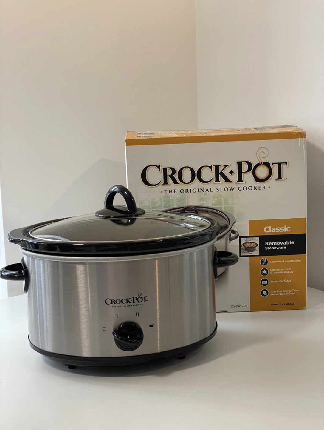 Never Used 4 Quartz Crock Pot/Slow Cooker thumbnail