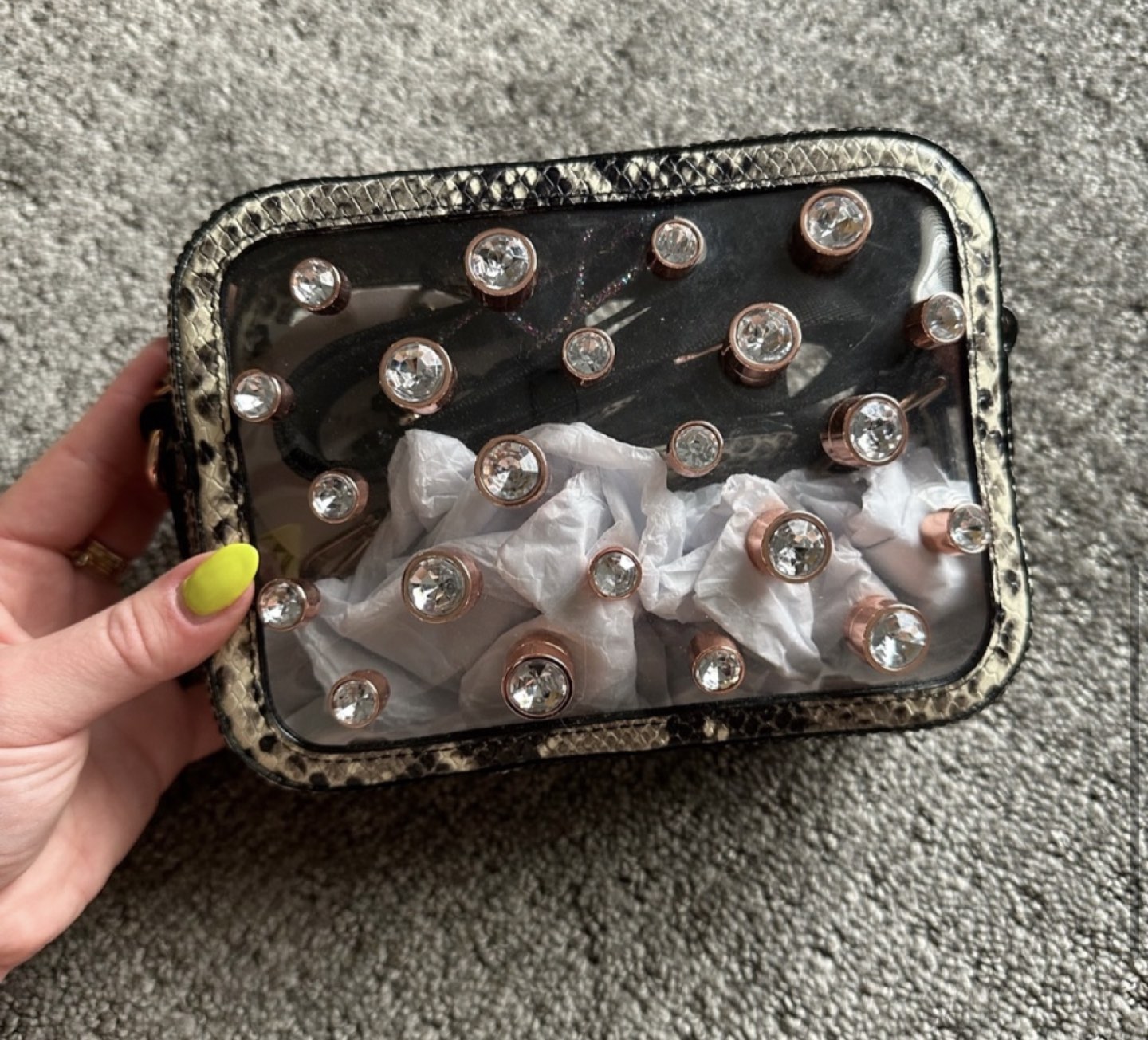 Sophia Webster clear snake print bag - photo 4