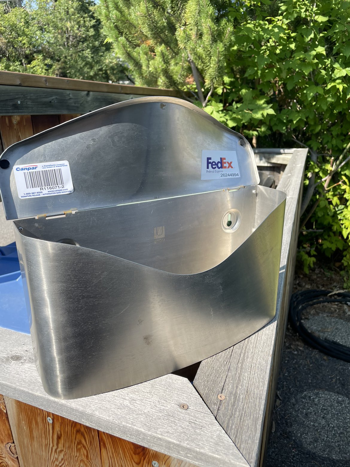 Umbra Stainless Steel Mailbox - - photo 2
