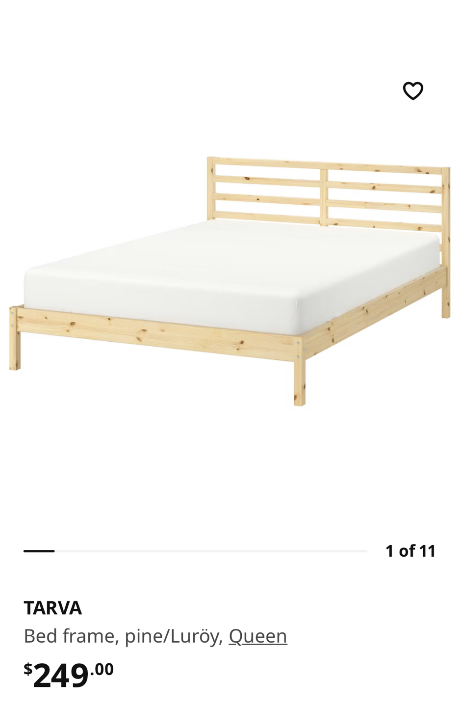 Like New IKEA Queen Bed & Mattress