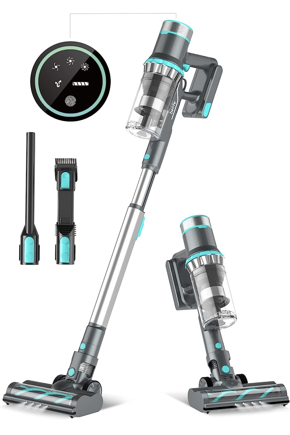 Cordless Vacuum Cleaner with LED touch display