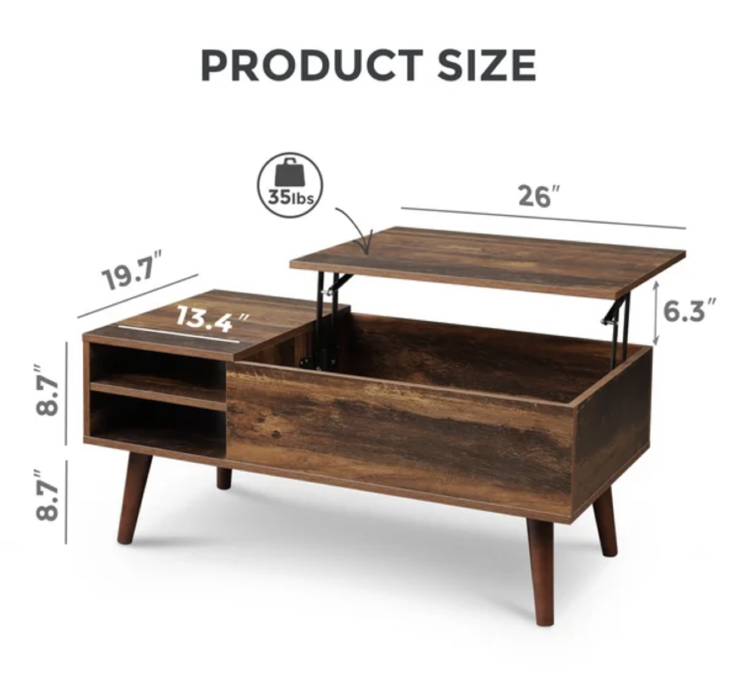 Unopened coffee table