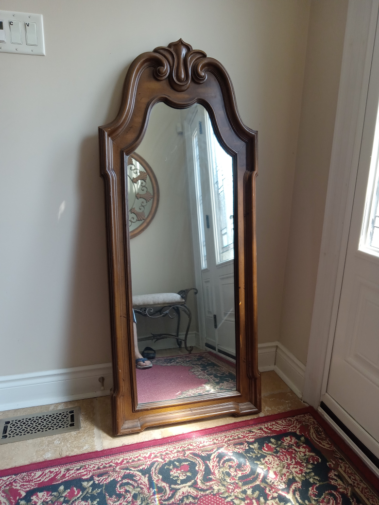 framed mirror