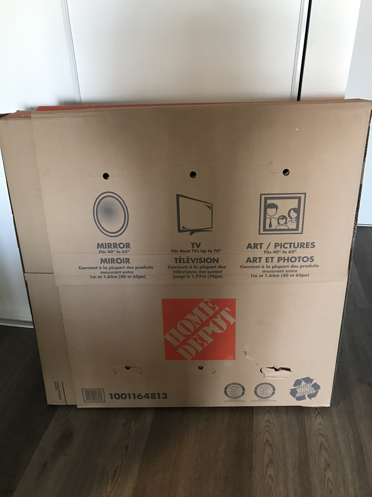 Large TV moving boxes