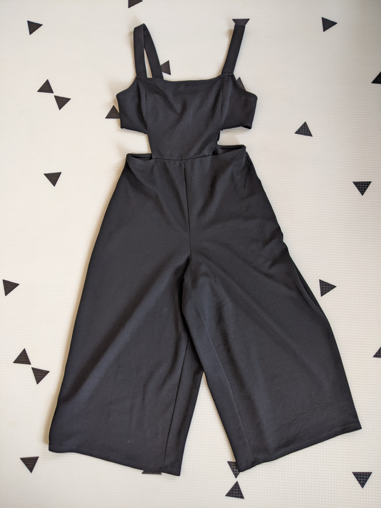 Brand New ZARA Culottes Jumpsuit With Cutouts image indicator(4)