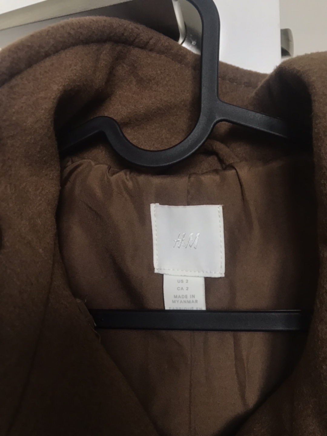 H&M Ladies brown Trench coat jacket image indicator(2)