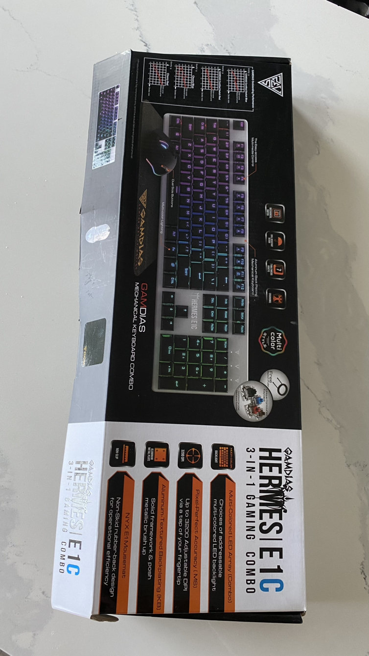GAMIAS LED KEYBOARD AND MOUSE - photo 3