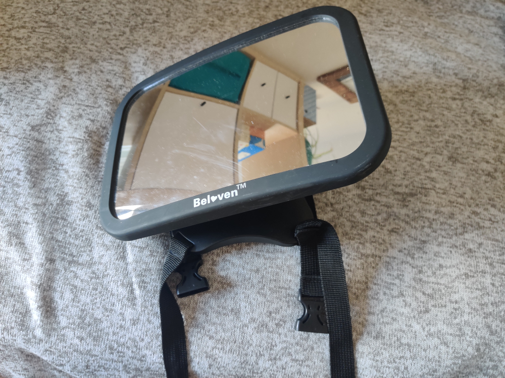 Car Mirror to see your kiddo in the back