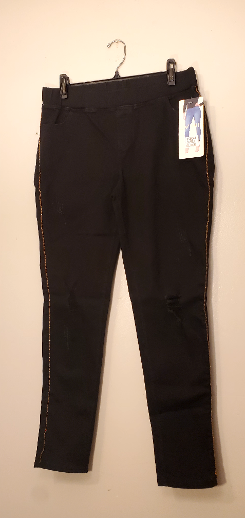 🔥NWOT JVINI Jeggings Black US Large
